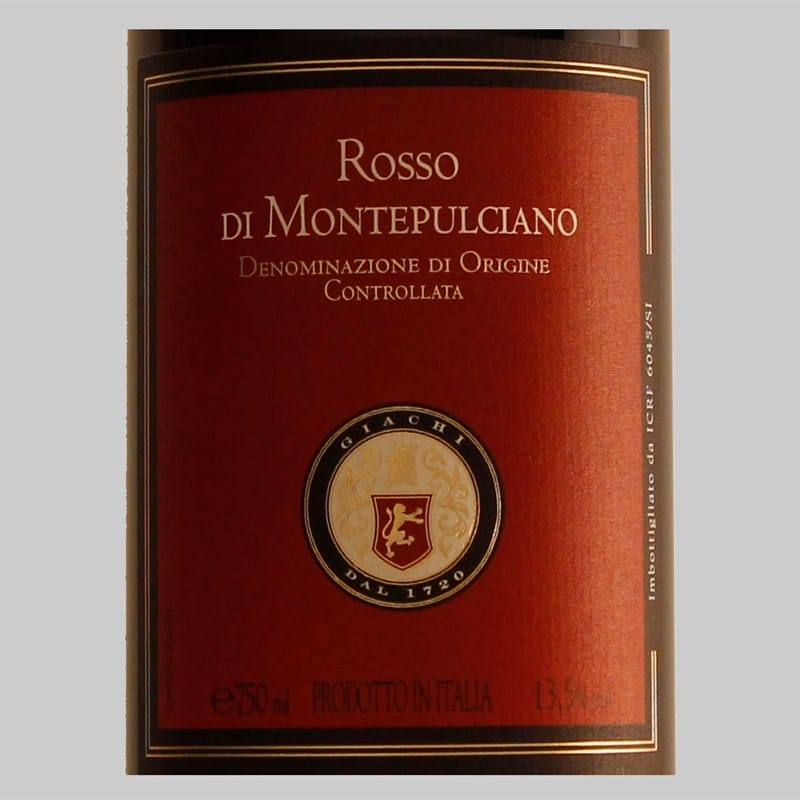2019 Rosso di Montepulciano Torciano, Vino rosso - 3 bottiglie